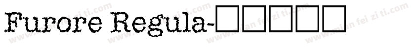 Furore Regula字体转换